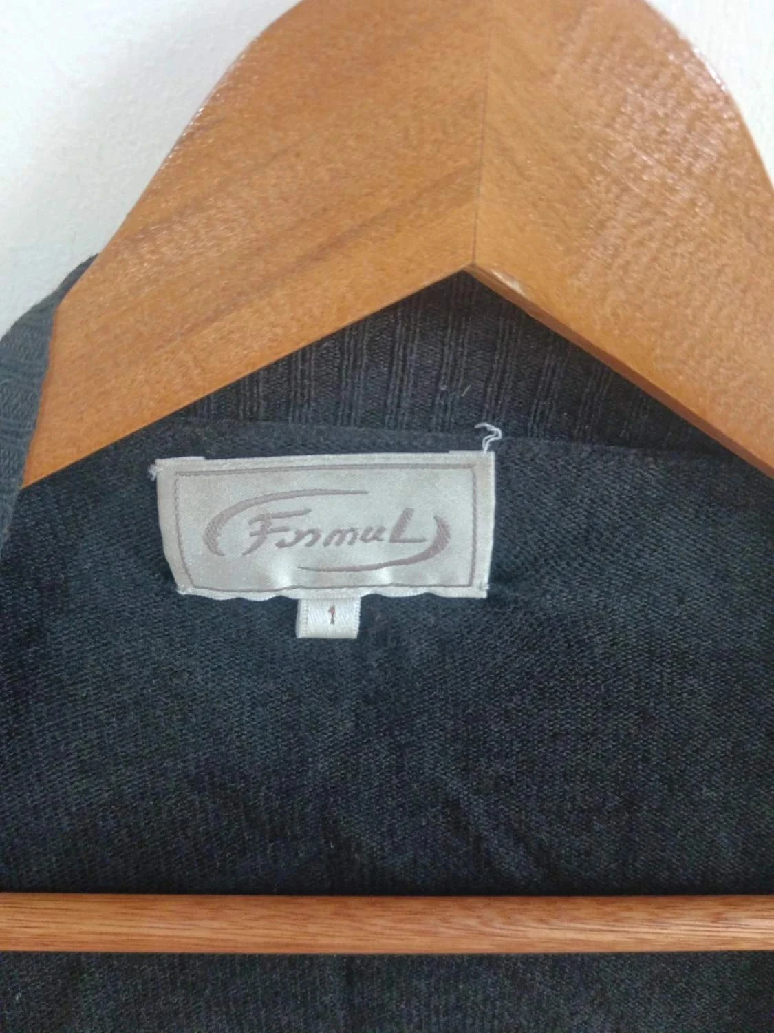 C133 cardigan noir Fórmul T1 – photo 2